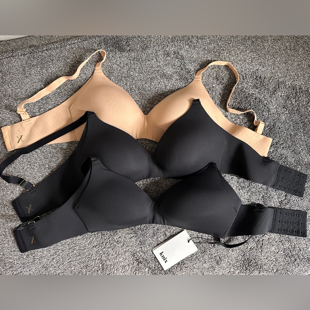Knix set of three Wing Woman Contour Bras Size 1 one NWT